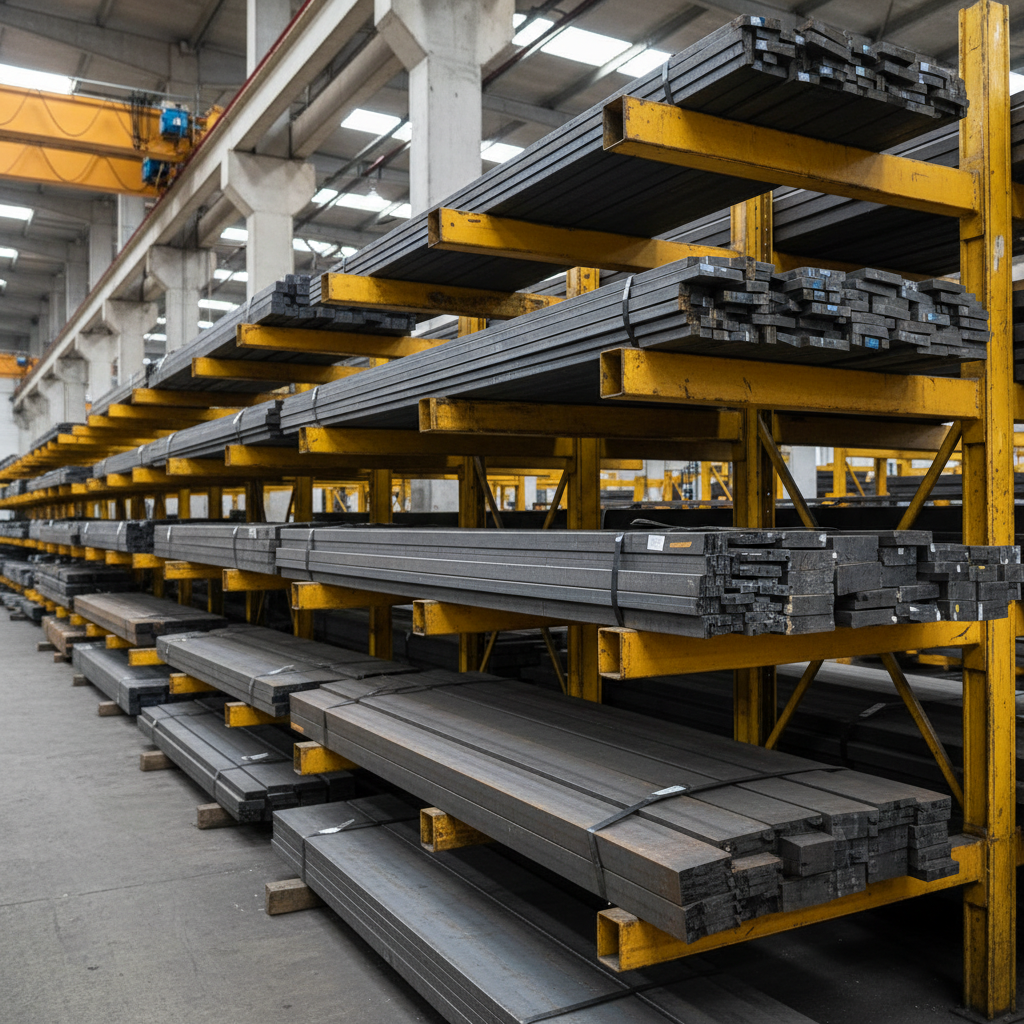 Barras de Aço Chatas, Quadradas e Redondas – Laminadas e Trefiladas